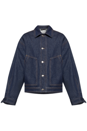 【MORE THAN BLACK】24SS★ CUT OFF DENIM JACKET Distressed Denim Jacket | boohoo